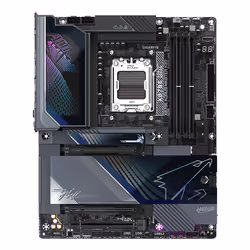 GIGABYTE X870E AORUS MASTER X3D Motherboard - Supports AMD Ryzen 9000 CPUs, 18+2+2 Phases Digital VRM, up to 9000Hz DDR5 (OC), 2xPCIe 5.0 + 3xPCIe 4.0, Wi-Fi 7, 10GbE LAN, USB 4 - Additional view 2