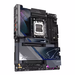 GIGABYTE X870E AORUS MASTER X3D Motherboard - Supports AMD Ryzen 9000 CPUs, 18+2+2 Phases Digital VRM, up to 9000Hz DDR5 (OC), 2xPCIe 5.0 + 3xPCIe 4.0, Wi-Fi 7, 10GbE LAN, USB 4 - Additional view 4