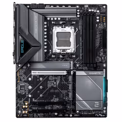 GIGABYTE X870E EAGLE X3D WIFI7 Motherboard - Supports AMD Ryzen 9000 CPUs, 14+2+2 Phases Digital VRM, up to 9000Hz DDR5 (OC), 1xPCIe 5.0 + 3xPCIe 4.0, Wi-Fi 7, 5GbE LAN, USB 4 - Additional view 2