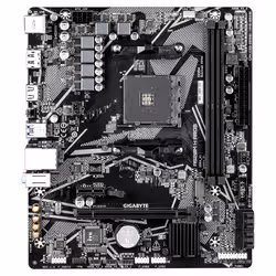 GIGABYTE A520M H ARGB Motherboard - Supports AMD Ryzen 5000 Series CPUs, up to 5100MHz DDR4 (OC), PCIe 3.0 x4 M.2, 1 GbE LAN, USB 3.2 Gen 1 - Additional view 2