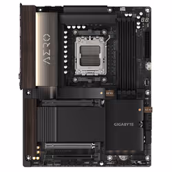 GIGABYTE X870E AERO X3D DARK WOOD Motherboard - Supports AMD Ryzen 9000 CPUs, 16+2+2 Phases Digital VRM, up to 9000Hz DDR5 (OC), 2xPCIe 5.0 + 2xPCIe 4.0, Wi-Fi 7, 5GbE LAN, USB 4 - Additional view 2
