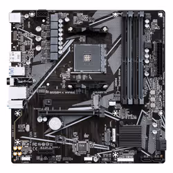 GIGABYTE B550M K WIFI6E Motherboard - AMD Ryzen 5000 CPUs, up to 4733MHz DDR4, 1xPCIe 4.0 + 1xPCIe 3.0 M.2, WIFI 6E, 1GbE LAN, USB 3.2 Gen 1 - Additional view 2