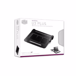 Cooler Master NotePal U3 Plus laptop cooling pad 48.3 cm (19") 1800 RPM Black