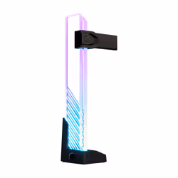 Cooler Master Gaming ARGB GPU Support Bracket, Universal, GPU bracket, ABS, Tempered glass, Black, Transparent, 0.051 m, 58 m ...