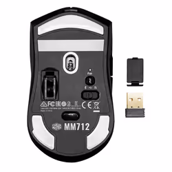 Cooler Master Peripherals MM712 mouse Gaming Ambidextrous RF Wireless + Bluetooth + USB Type-A Optical 19000 DPI - Additional view 7