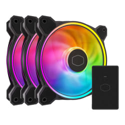 Cooler Master MasterFan MF120 Halo² 3in1 Computer case Fan 12 cm Black 3 pc(s)