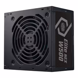 Cooler Master Elite NEX White 230V 500, 500 W, 200 - 240 V, 50/60 Hz, 4 A, Active, 100 W
