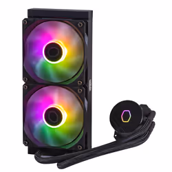 Cooler Master MasterLiquid 240L Core ARGB Processor Liquid cooling kit 12 cm Black - Additional view 4