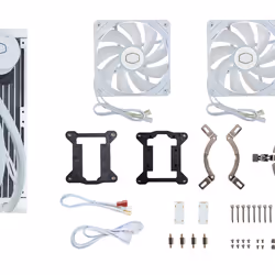 Cooler Master MasterLiquid 240L Core ARGB White Processor Liquid cooling kit 12 cm - Additional view 6
