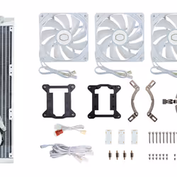 Cooler Master MasterLiquid 360L Core ARGB White Processor Liquid cooling kit 12 cm - Additional view 6