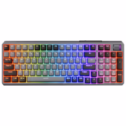 Cooler Master Peripherals MK770 keyboard Universal USB + RF Wireless + Bluetooth QWERTY French Dark Grey, Grey - Additional view 2