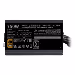 Cooler Master MWE Bronze 750 V3 230V power supply unit 750 W 24-pin ATX ATX Black - Additional view 4