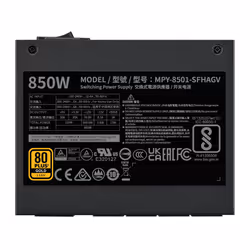 Cooler Master V SFX Gold 850 ATX 3.1 power supply unit 850 W 24-pin ATX Black