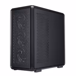 Cooler Master MasterFrame 600, Midi Tower, PC, Black, ATX, ITX, micro ATX, Aluminium, SGCC, Tempered glass, 19 cm
