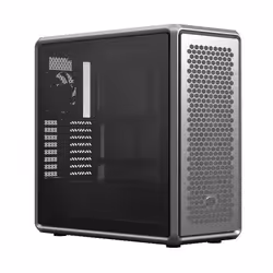 Cooler Master MasterFrame 600, Midi Tower, PC, Silver, ATX, ITX, micro ATX, Aluminium, SGCC, Tempered glass, 19 cm