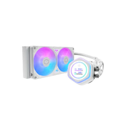 Cooler Master MasterLiquid Atmos II LCD Processor Liquid cooling kit 12 cm White 1 pc(s)