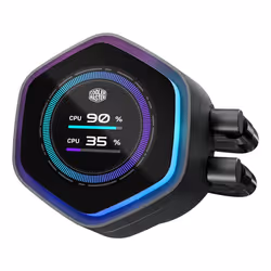 Cooler Master MasterLiquid Atmos II 240 LCD Black Processor Liquid cooling kit 12 cm 1 pc(s) - Additional view 2