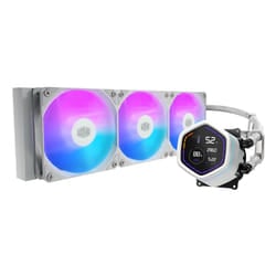 Cooler Master MasterLiquid Core Nex Digital Processor Liquid cooling kit 12 cm White