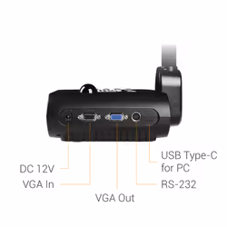 AVer F50+ document camera Black 25.4 / 3.2 mm (1 / 3.2") CMOS USB 2.0 - Additional view 7