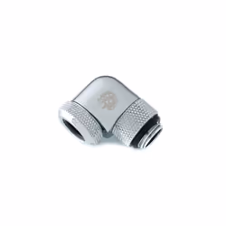 Bitspower BP-E90RML, Brass, Silver, 1/4", 90°, liquid