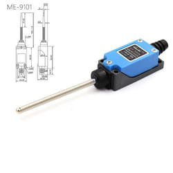 1Pcs ME-8108 ME-8104 Travel switch Self-reset touch controller limit switch open and close - blue, 1NO 1NC