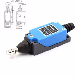 1Pcs ME-8108 ME-8104 Travel switch Self-reset touch controller limit switch open and close - blue, 1NO 1NC