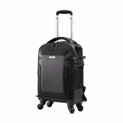 Vanguard VEO SELECT 55BT BK, Trolley, Soft shell, Black, 4 wheel(s), Back pocket, Front pocket, Side pocket, 311 x 158 x 444 ...