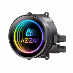 Azza LCAZ-360C-ARGB computer cooling system Processor Liquid cooling kit 12 cm Black 1 pc(s)