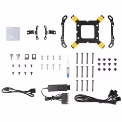 Azza LCAZ-360C-ARGB computer cooling system Processor Liquid cooling kit 12 cm Black 1 pc(s)