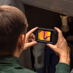 FLIR C3-X​ thermal imaging camera Vanadium Oxide Uncooled Focal Plane Arrays Black 1800 mAh 128 x 96 pixels Built-in display LCD 640 x 480 pixels - Additional view 7