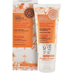 Natura Siberica Organic Certified Hyaluronic Exfoliating Gel For All Skin Types, 75 ml