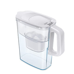 AQUAPHOR Compact Fridge Water Filter Jug, Includes 1 Maxfor+ Filter Cartridge to Reduce Lime, Chlorine & Heavy Metals, Plastic,...