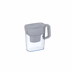 AQUAPHOR Compact Fridge Water Filter Jug, Includes 1 Maxfor+ Filter Cartridge to Reduce Lime, Chlorine & Heavy Metals, Plastic, Volume 2.4 L