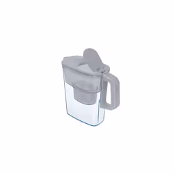 AQUAPHOR Compact Fridge Water Filter Jug, Includes 1 Maxfor+ Filter Cartridge to Reduce Lime, Chlorine & Heavy Metals, Plastic, Volume 2.4 L