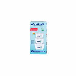 AQUAPHOR Every Fit replacement Filter Cartridge Pack of 3 - Compatible with all Aqua Optima Filter jugs and Brita Maxtra+ red ...