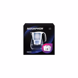 Water filter jug Onyx White incl. 3 MAXFOR+ filters I Table top 4.2l Capacity I Reduces Limescale Chlorine & Microplastics I ...