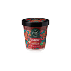 Organic Shop Body Desserts Strawberry Jam Deep Cleansing Body Scrub, 450 ml