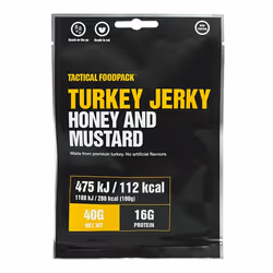 Tactical Foodpack 4744698011134, Turkey, Jerky, 40 g, 1188 kJ, 280 kcal, Polybag