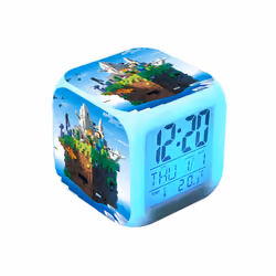 Minecraft Colourful Changing Alarm Clock #14