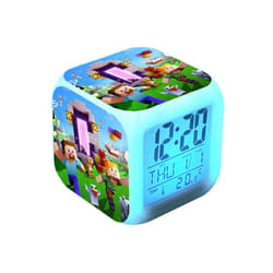 Minecraft Colourful Changing Alarm Clock #17