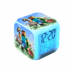 Minecraft Colourful Changing Alarm Clock #20