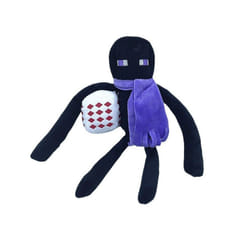 Minecraft Plush Toy Children's Doll Purple Scarf Enderman 26cm