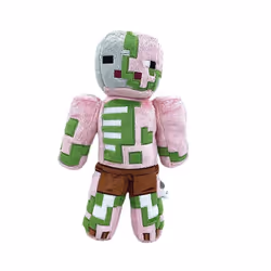 Minecraft Plush Toy Doll Pink Zombie Pigman 30cm