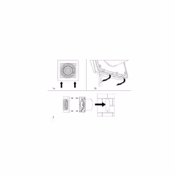 4 inch/100mm Bathroom Toilet Wall/Ceiling Extractor Fan with Timer - Ventilation Fan - Colour Gold