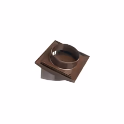 100mm 150x150mm Brown Plastic Cowled Hooded Air Ventilation Wind Baffle Wall Grille 6xinch 4inch Air Vent Grille Gravity Flap External Ventilation
