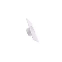 Ã 4.7'' Plastic Straight Pipe Flange for Heating Cooling Ventilation System HVAC - White Duct Connector Flange