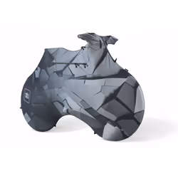 VELOSOCK Full Bike Cover for MTB - Shard, Brake cover, Weatherproof, Black, Grey