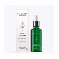 MÁDARA Cosmetics Deep Moisture Vitamin Oil, Women, 50 ml, liquid, Moisturizing, Dropper bottle, Apply to clean skin. Use on i ...