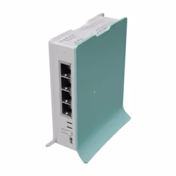 Mikrotik hAP, Wi-Fi 6 (802.11ax), Single-band (2.4 GHz), Ethernet LAN, Green, White, Tabletop router