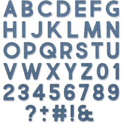 Sizzix Thinlits Die 665205 Alphanumeric Bold by Tim Holtz 80 Pack, Multicolour, One Size